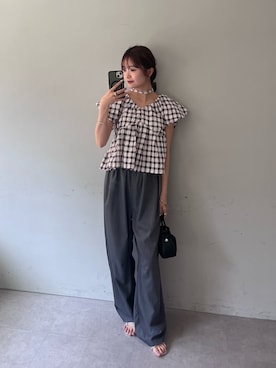 五島百花さん（レディース・162cm）の春コーディネート