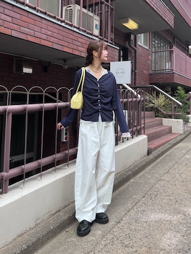 五島百花さん(レディース・162cm)の冬コーディネート