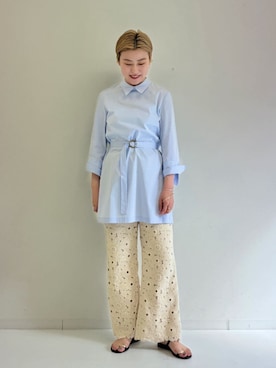 「MACPHEE（マカフィー）のアイテム」を使った、Inoue_TOMORROWLANDさん（レディース・162cm）の夏コーディネート