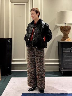 「MACPHEE（マカフィー）のアイテム」を使った、Inoue_TOMORROWLANDさん（レディース・162cm）の秋コーディネート