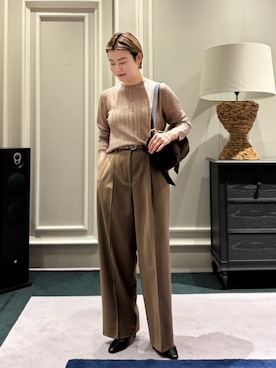 Inoue_TOMORROWLANDさん（レディース・162cm）の秋コーディネート