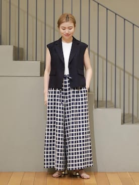 Inoue_TOMORROWLANDさん（レディース・162cm）の夏コーディネート