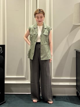 「DES PRES（デ・プレ）のアイテム」を使った、Inoue_TOMORROWLANDさん（レディース・162cm）の夏コーディネート