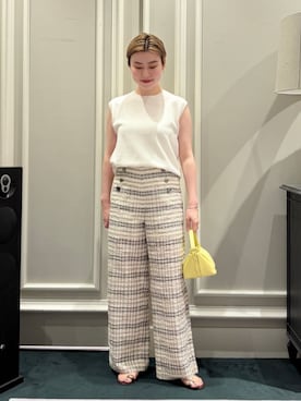 「MACPHEE（マカフィー）のアイテム」を使った、Inoue_TOMORROWLANDさん（レディース・162cm）の夏コーディネート
