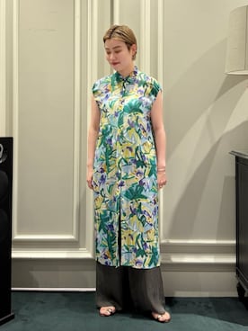 「フラワープリント」｜Inoue_TOMORROWLANDさん（レディース・162cm）の夏コーディネート
