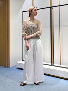 「DES PRES（デ・プレ）のアイテム」を使った、Sasaki_TOMORROWLANDさん（レディース・168cm）の夏コーディネート