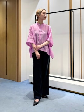 「DES PRES（デ・プレ）のアイテム」を使った、Sasaki_TOMORROWLANDさん（レディース・168cm）の夏コーディネート