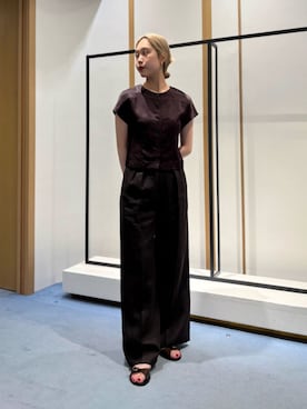 「DES PRES（デ・プレ）のアイテム」を使った、Sasaki_TOMORROWLANDさん（レディース・168cm）の夏コーディネート