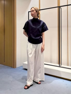 「DES PRES（デ・プレ）のアイテム」を使った、Sasaki_TOMORROWLANDさん（レディース・168cm）の夏コーディネート