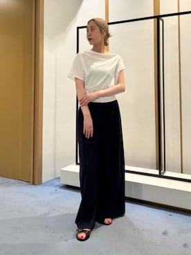 「DES PRES（デ・プレ）のアイテム」を使った、Sasaki_TOMORROWLANDさん（レディース・168cm）の夏コーディネート