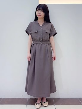 「OPAQUE.CLIP（オペークドットクリップ）のアイテム」を使った、あやなさん（レディース・147cm）の春コーディネート