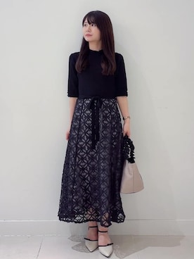 「index（インデックス）のアイテム」を使った、あやなさん（レディース・147cm）の夏コーディネート