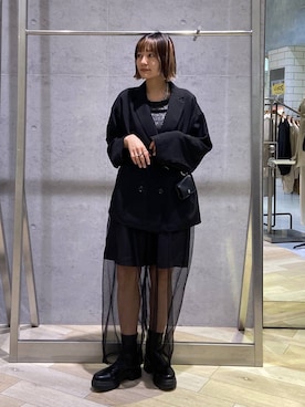 「LEPSIM（レプシィム）のツイスト3連ネックレス　638720（ネックレス、シルバー系）」を使った、チヒロさん（レディース・162cm）の春コーディネート