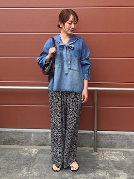 占部さん(レディース・165cm)の夏コーディネート