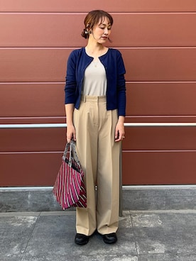 占部さん(レディース・165cm)の秋コーディネート