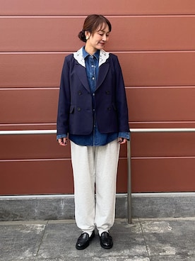占部さん(レディース・165cm)の秋コーディネート