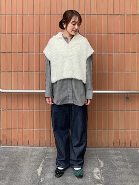 占部さん（レディース・165cm）の秋コーディネート