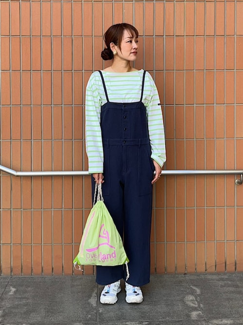 Le minor:〈洗濯機可能〉ボーダー ロング スリーブ TEE（Tシャツ