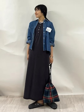 齊藤さん(レディース・158cm)の夏コーディネート