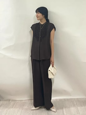 齊藤さん(レディース・158cm)の春コーディネート