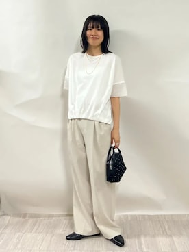 「ポシェット」｜齊藤さん（レディース・158cm）の夏コーディネート