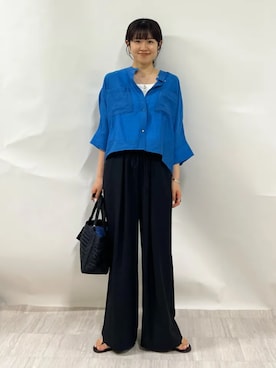 齊藤さん(レディース・158cm)の夏コーディネート