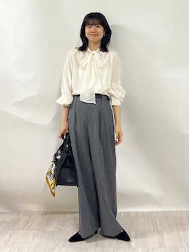 齊藤さん(レディース・158cm)の秋コーディネート