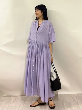 「MILLER（ミラー）のアイテム」を使った、齊藤さん（レディース・158cm）の春コーディネート