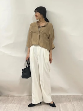 齊藤さん(レディース・158cm)の春コーディネート