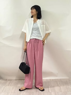 齊藤さん（レディース・158cm）の夏コーディネート