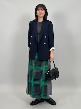 齊藤さん（レディース・158cm）の秋コーディネート