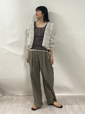 齊藤さん（レディース・158cm）の春コーディネート