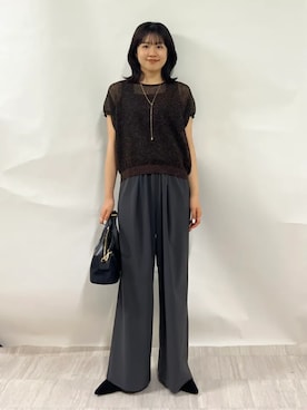 齊藤さん(レディース・158cm)の夏コーディネート
