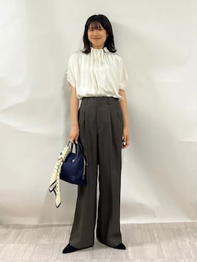 齊藤さん(レディース・158cm)の夏コーディネート