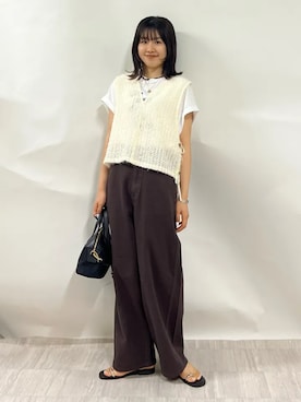 齊藤さん（レディース・158cm）の夏コーディネート