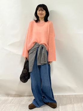 「SHIPS（シップス）のアイテム」を使った、齊藤さん（レディース・158cm）の秋コーディネート