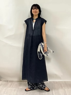 齊藤さん(レディース・158cm)の夏コーディネート