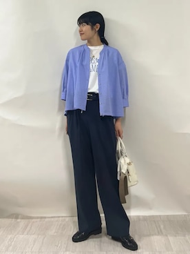 「Beau're（ヴュレ）のアイテム」を使った、齊藤さん（レディース・158cm）の春コーディネート