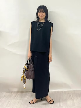 齊藤さん(レディース・158cm)の夏コーディネート