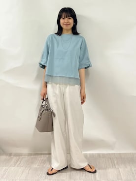 齊藤さん(レディース・158cm)の夏コーディネート