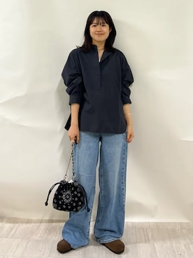 「SOAC（ソーク）のアイテム」を使った、齊藤さん（レディース・158cm）の秋コーディネート
