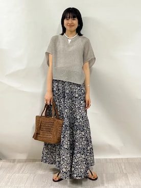 齊藤さん(レディース・158cm)の夏コーディネート