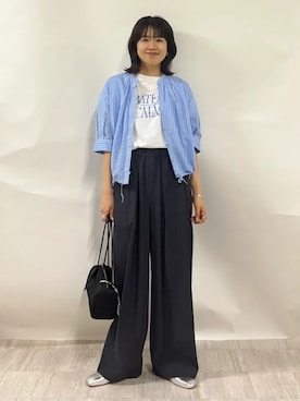 齊藤さん(レディース・158cm)の夏コーディネート