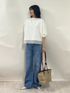 齊藤さん(レディース・158cm)の春コーディネート