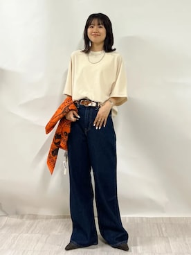 齊藤さん(レディース・158cm)の夏コーディネート