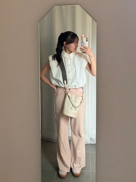 「MARC JACOBS（マークジェイコブス）のアイテム」を使った、mana さん（レディース・160cm）の夏コーディネート