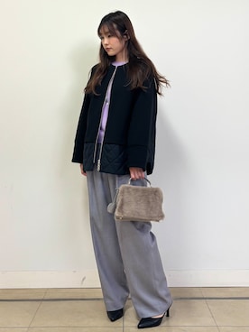 「COUP DE CHANCE（クードシャンス）のアイテム」を使った、numa0314さん（レディース・157cm）の秋コーディネート