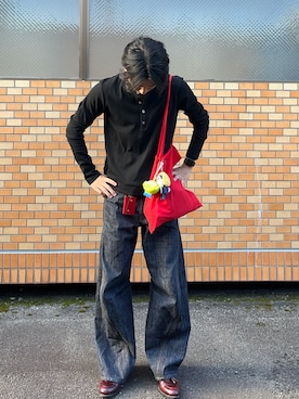 「CONZ（コンズ）のアイテム」を使った、まちゃさん（メンズ・173cm）の秋コーディネート