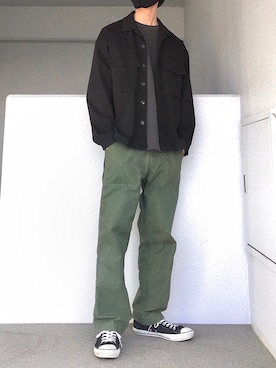 「CIAOPANIC TYPY（チャオパニックティピー）のアイテム（その他アウター）」を使った、Aさん（メンズ・175cm）の春コーディネート