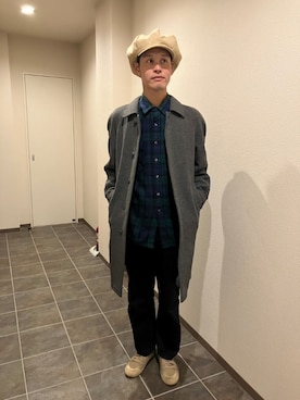 「アイテム（ジャケット/アウター）」を使った、Yoshizou84さん（メンズ・187cm）の冬コーディネート